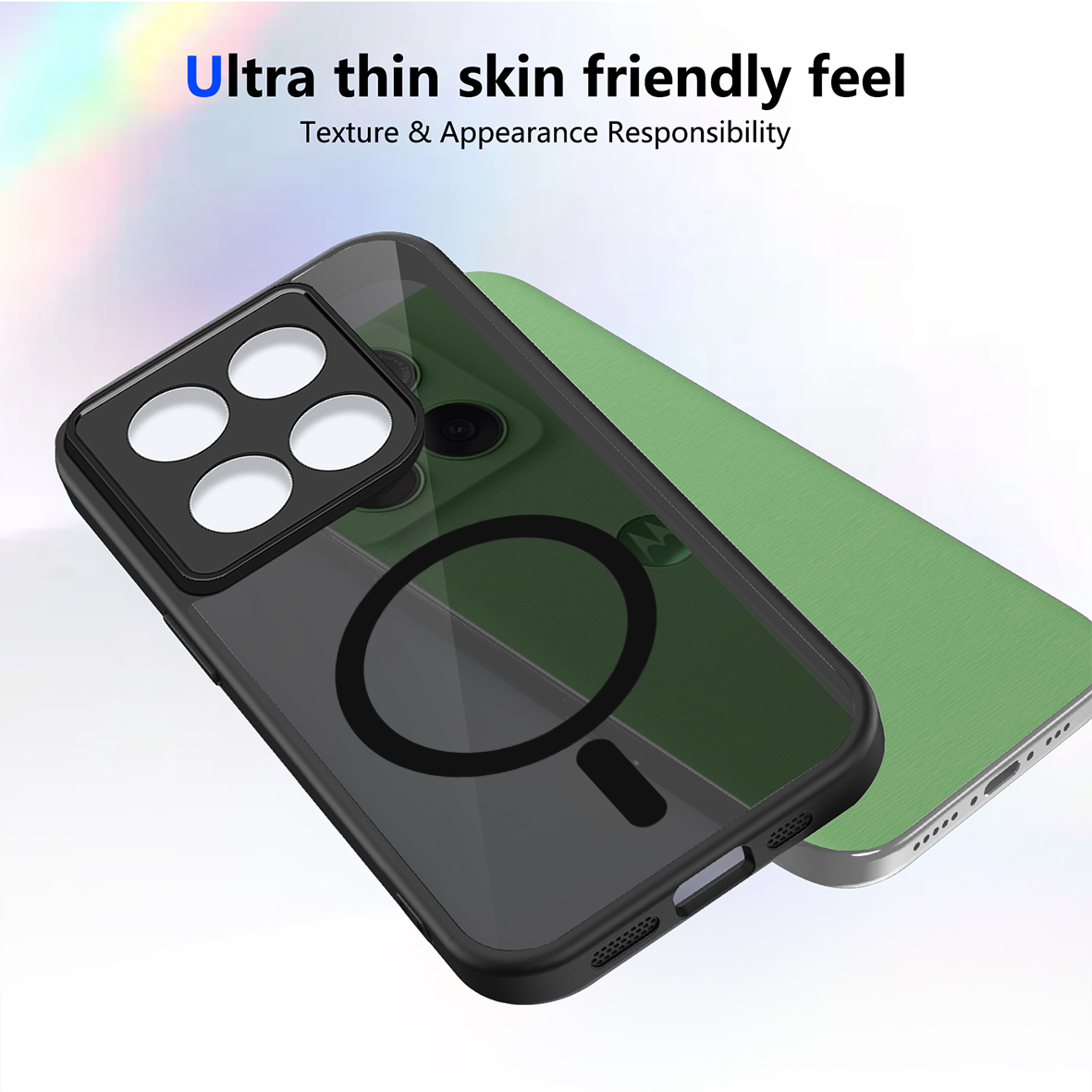 Motorola Tablet Accessories - Etui Matowe z Ochroną Obiektywu i