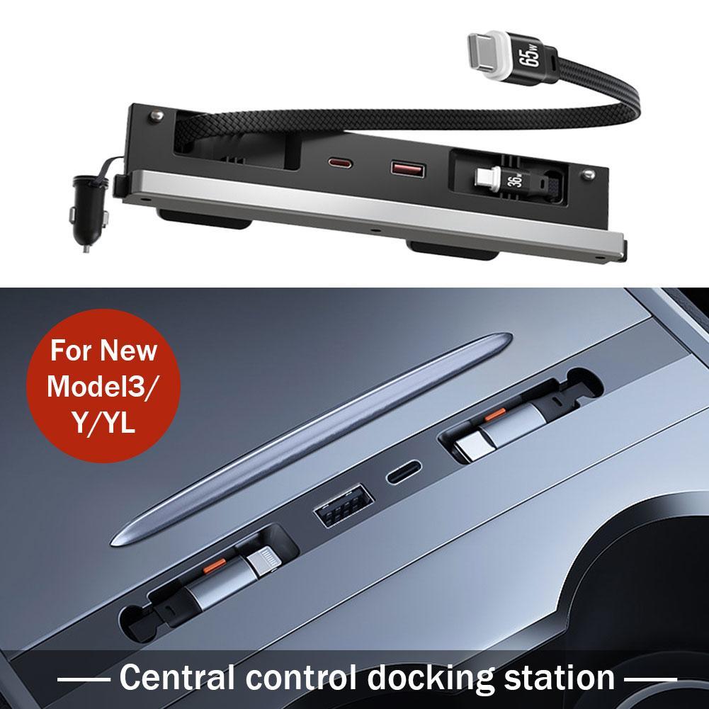 Usb Hub Type C - Stacja dokująca centralnego sterowania samochodu USB