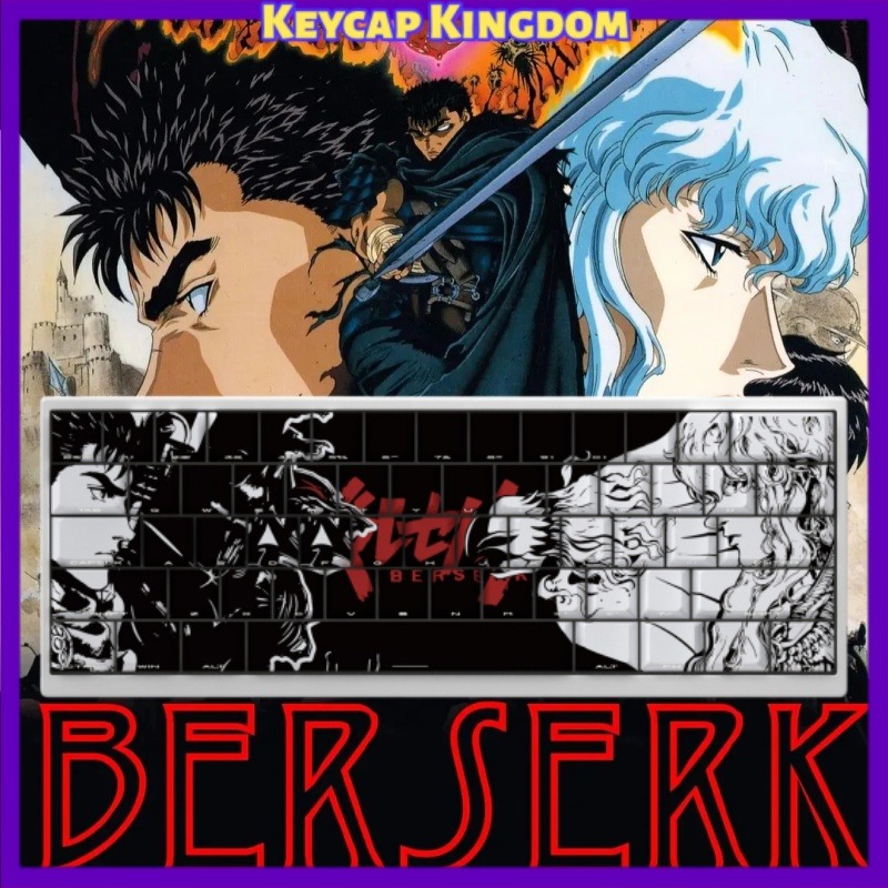 Tablet Pc Accessories - Klawisze BERSERK Anime, 98 klawiszy, mechaniczna