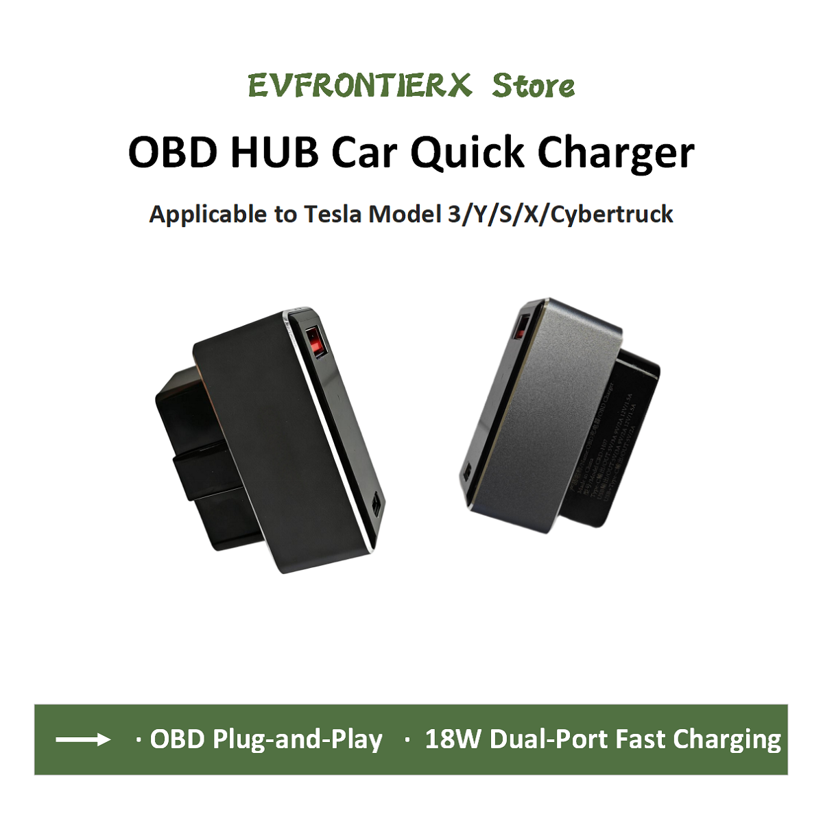 Usb Hub Type C - Szybka ładowarka OBD do Tesla Model
