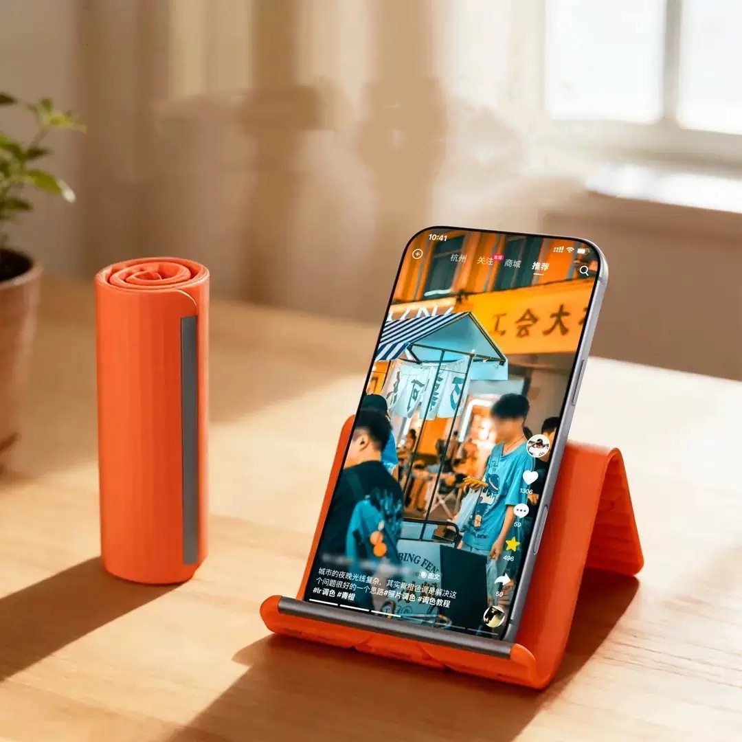 Tablet Phone Accessories - Uniwersalny, przenośny silikonowy stojak na telefon,