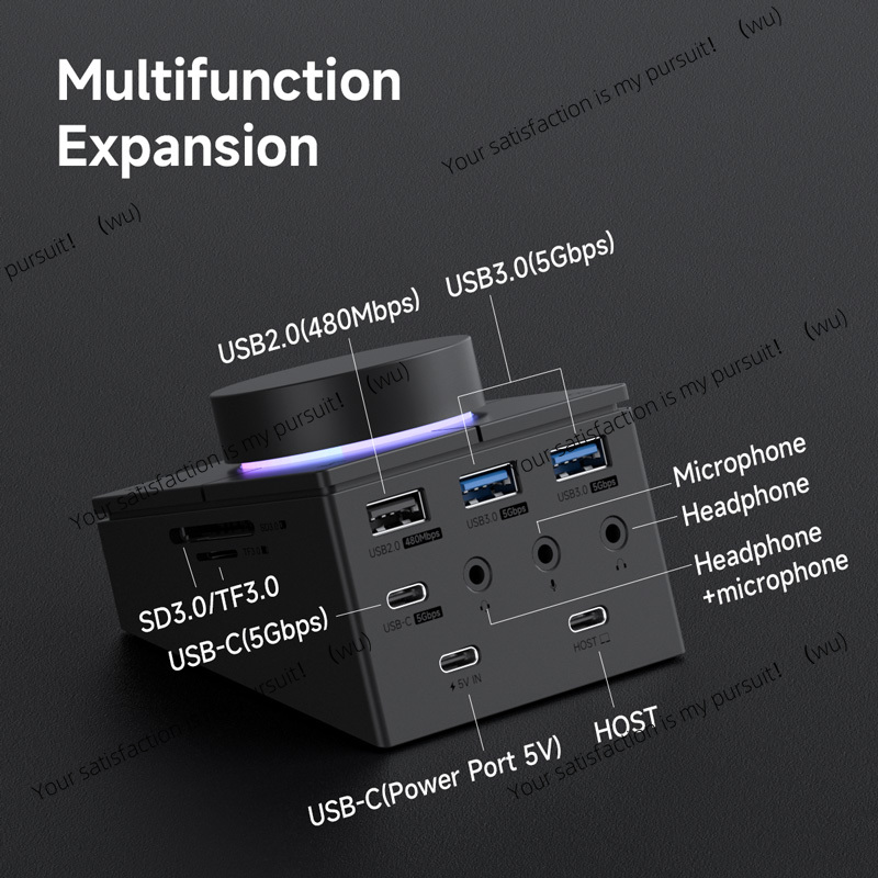 Hub USB-C z przyciskami skrótó – Usb Hub Type C recenzja i cena