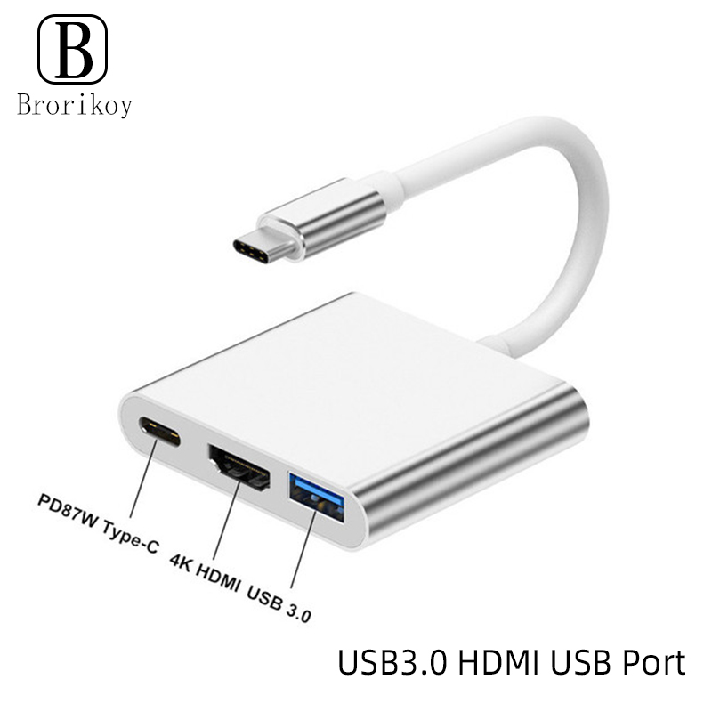 Hub USB Typu C 3 w 1 z 4K HDMI – Tablet Pc Accessories recenzja i cena