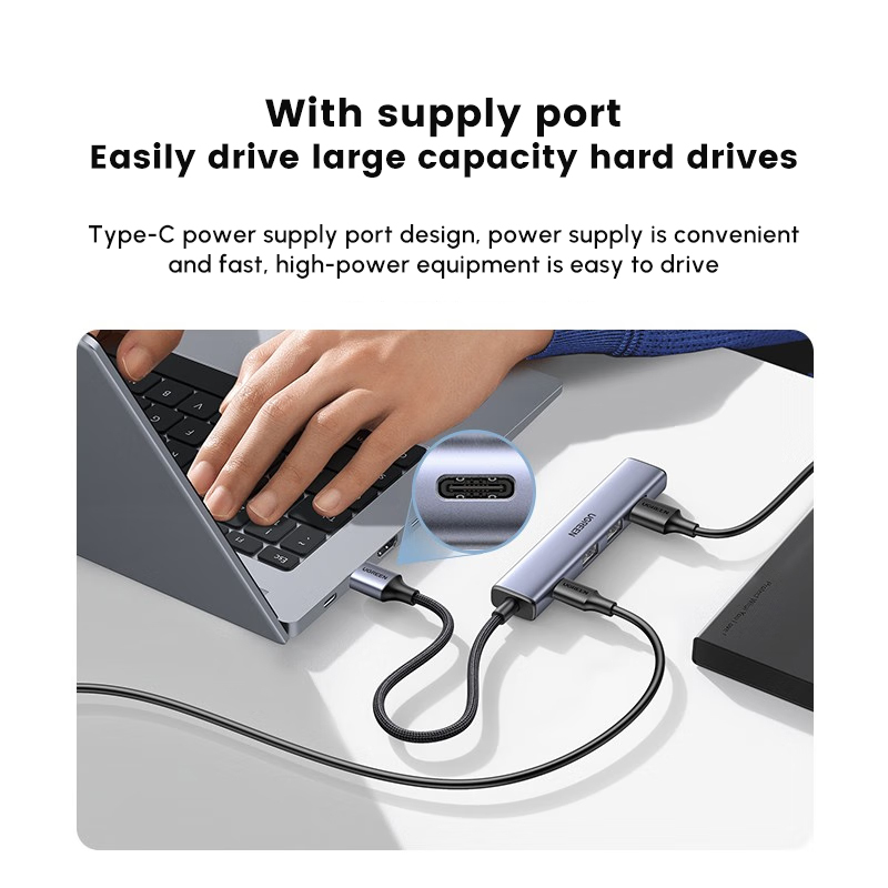 Hub USB UGREEN z 4 portami USB – Usb Hub Type C recenzja i cena