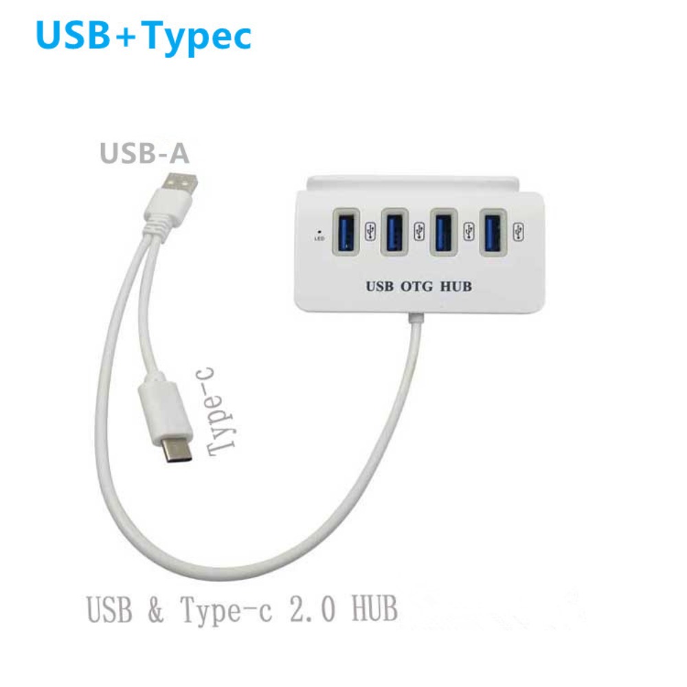 Hub OTG USB, HUB USB2.0 4 w 1, – Usb Hub Type C recenzja i cena