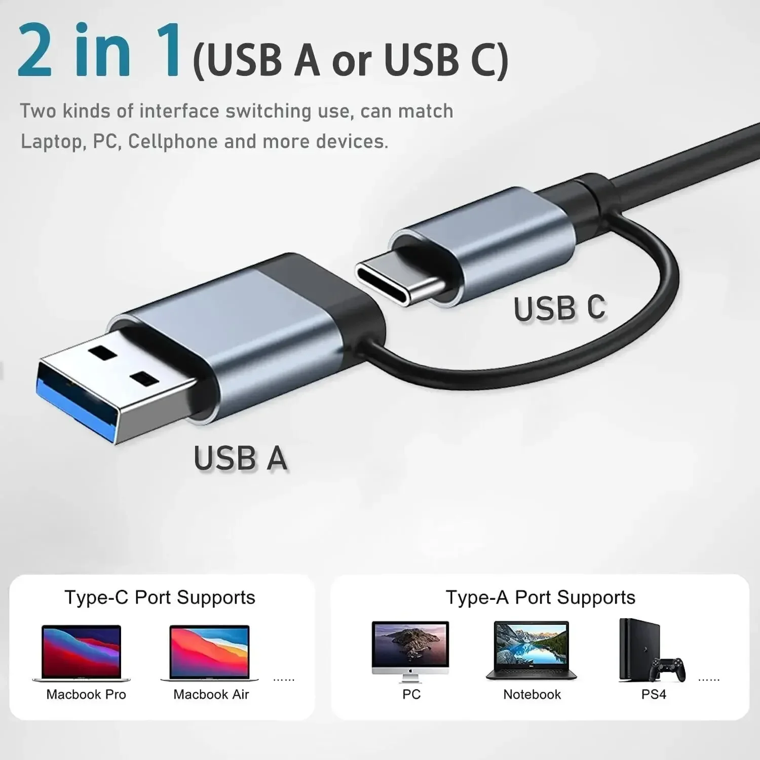 Koncentrator USB-C 8 w 2 z czy – Usb Hub Type C recenzja i cena