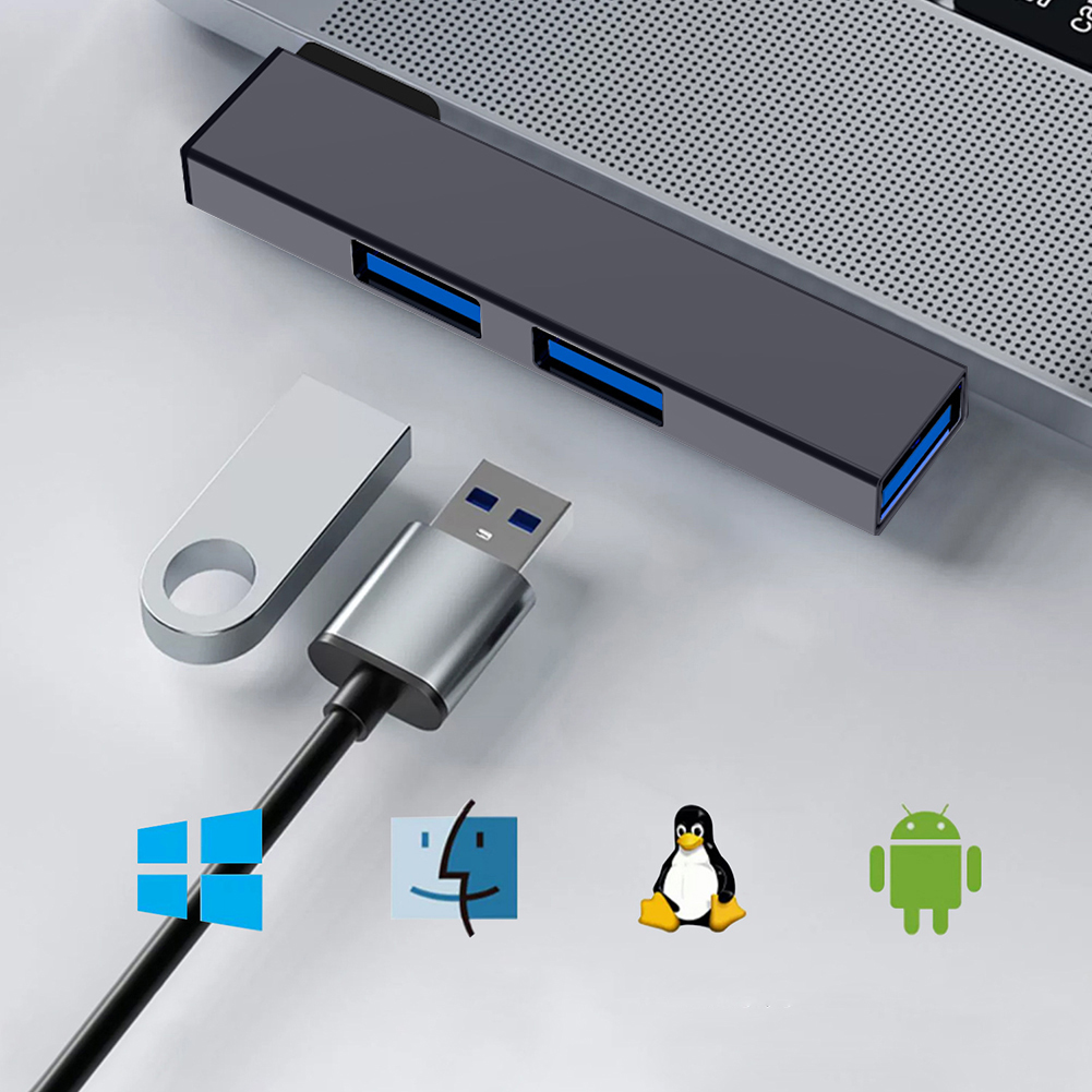 Stacja dokująca USB 3 w 1 OTG  – Usb Hub Type C recenzja i cena
