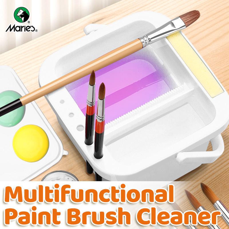 Marie's White Paint Brush Clea – Case With Pencil Holder recenzja i cena