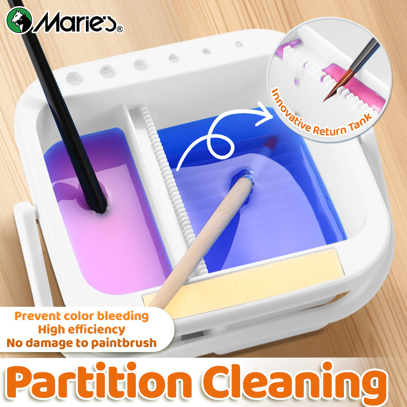 Marie's White Paint Brush Clea – Case With Pencil Holder recenzja i cena